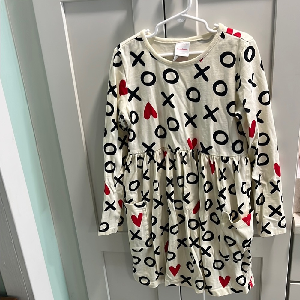 XO Patterned Hanna Anderson Kids Dress